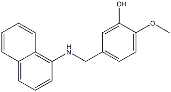 2-methoxy-5-[(naphthalen-1-ylamino)methyl]phenol