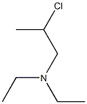 N,N-二乙基-2-氯丙胺, , 结构式