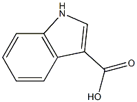 3-吲哚甲酸 标准品, , 结构式