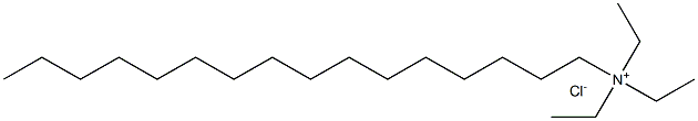 十六烷基三乙基氯化铵,,结构式