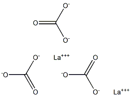 Lanthanum(III) carbonate Struktur