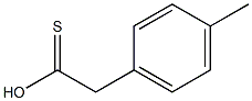 对甲基苯硫基乙酸,,结构式