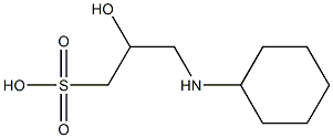 3-环己胺基-2-羟基丙磺酸, , 结构式