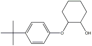 2-对叔丁基苯氧基环己醇,,结构式