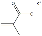 Potassium methacrylate Structure