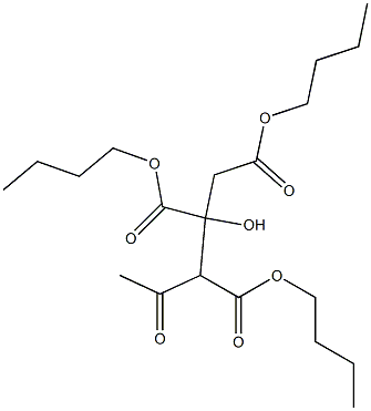 乙酰基柠檬酸三正丁酯 结构式