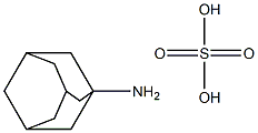 金刚烷胺硫酸盐,,结构式