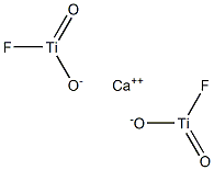 Calcium fluorotitanate Struktur