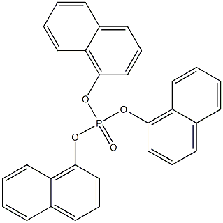 磷酸三-Α-萘酯,,结构式