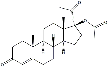 17A羟基黄体酮醋酸酯, , 结构式
