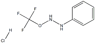 2-三氟甲氧基苯肼盐酸盐,,结构式