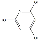 2,4,6-trihydroxypyrimidine 化学構造式