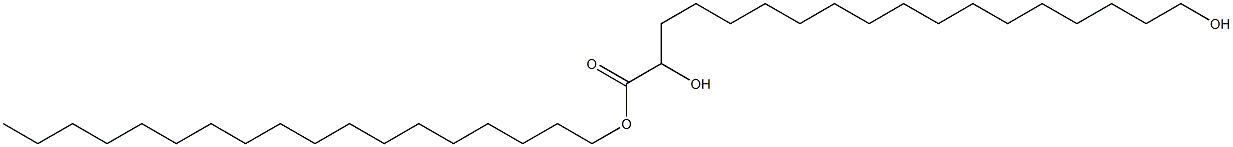 羟基硬脂酸羟基二十八烷酯, , 结构式