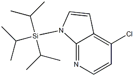 4-CHLORO-1-(TRIISOPROPYLSILYL)-1H-PYRROLO[2,3-B]PYRIDINE Structure