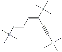 3,5-Hexadien-1-yne, 1,3,6-tris(trimethylsilyl)-, (E,E)- 结构式