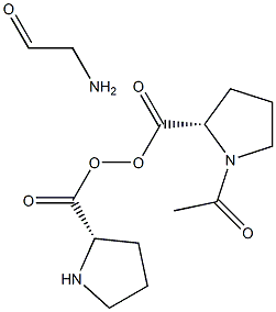 N-acetyl-proline-glycine-proline Structure