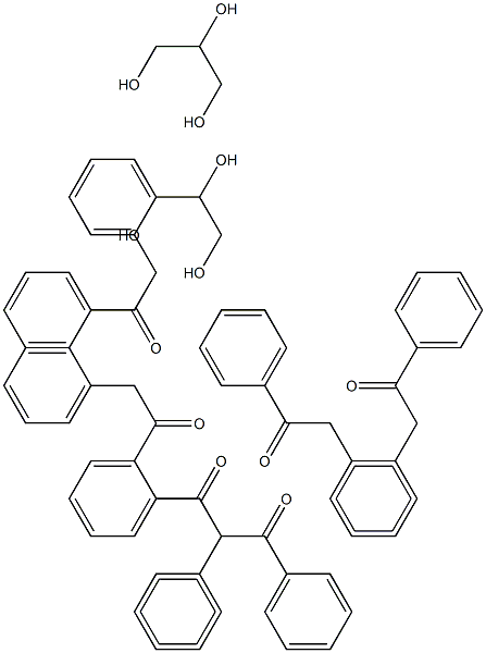 diglycerol hexadecyl ether Structure