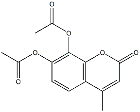 7,8-diacetoxy-4-methylcoumarin