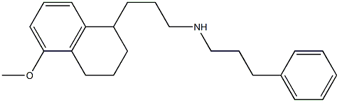 3-(5-methoxy-1,2,3,4-tetrahydronaphthalen-1-yl)-N-(3-phenyl-n-propyl)-n-propylamine