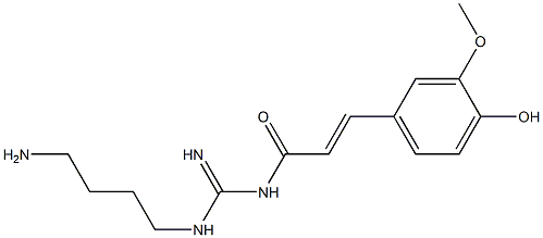 feruloylagmatine Structure