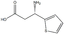 (S)-3-Amino-3-(2-thienyl)-propanoic acid Structure
