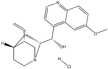Quinine HCl medical grade 结构式