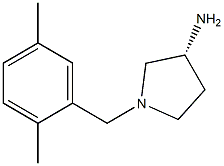 (3R)-1-(2,5-dimethylbenzyl)pyrrolidin-3-amine Structure