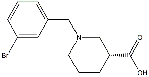 (3R)-1-(3-bromobenzyl)piperidine-3-carboxylic acid