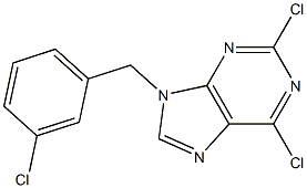 2,6-dichloro-9-(3-chlorobenzyl)-9H-purine