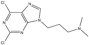 3-(2,6-dichloro-9H-purin-9-yl)-N,N-dimethylpropan-1-amine