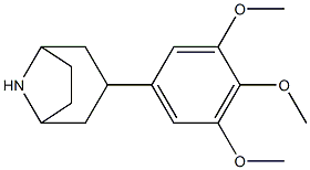 3-(3,4,5-trimethoxyphenyl)-8-azabicyclo[3.2.1]octane Structure