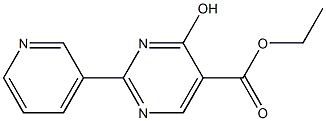 ethyl 4-hydroxy-2-pyridin-3-ylpyrimidine-5-carboxylate Struktur