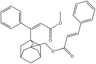 [3-[[(E)-3-phenylprop-2-enoyl]oxymethyl]-1-adamantyl]methyl (E)-3-phenylprop-2-enoate|