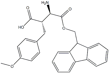 (R,S)-Fmoc-3-amino-2-(4-methoxy-benzyl)-propionic acid Structure