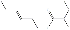 3-Hexen-1-yl 2-methylbutyrate 结构式