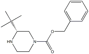(R)-4-CBZ-2-TERT-BUTYLPIPERAZINE Structure