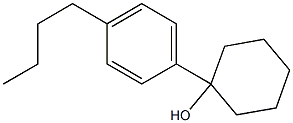 (4-BUTYLPHENYL)CYCLOHEXANOL, 99% Structure