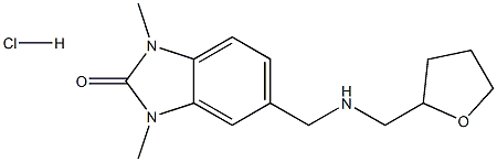 1,3-DIMETHYL-5-{[(TETRAHYDRO-FURAN-2-YLMETHYL)-AMINO]-METHYL}-1,3-DIHYDRO-BENZOIMIDAZOL-2-ONE HCL