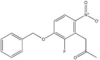 1-(3-BENZOXY-2-FLUORO-6-NITRO-PHENY)ACETONE