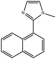 1-METHYL-2-NAPHTHALEN-1-YL-1H-IMIDAZOLE Structure