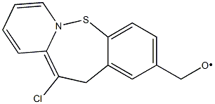 2-METHOXY,11-CHLORO DIBENZO(B,F)THIAZEPINE Struktur
