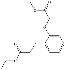 o-phenylenedioxydi-acetic acid diethyl ester Struktur