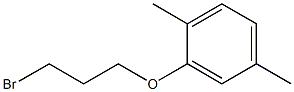 3-(2,5-XYLYLOXY)PROPYL BROMIDE 化学構造式