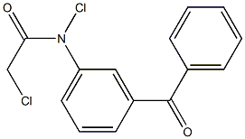 5-CHLORO-2-CHLOROACETYLAMINOBENZOPHENONE Structure