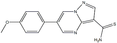 6-(4-methoxyphenyl)pyrazolo[1,5-a]pyrimidine-3-carbothioamide