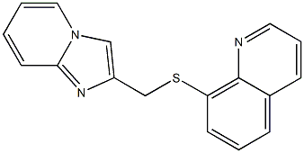 2-[(8-quinolylthio)methyl]imidazo[1,2-a]pyridine