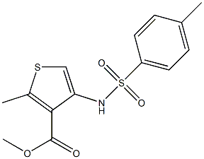 methyl 2-methyl-4-{[(4-methylphenyl)sulfonyl]amino}thiophene-3-carboxylate