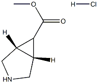 methyl (1R,5S)-3-azabicyclo[3.1.0]hexane-6-carboxylate hydrochloride Structure