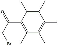 2-bromo-1-(2,3,4,5,6-pentamethylphenyl)ethan-1-one Structure