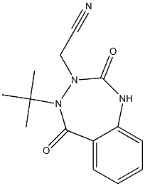 2-[4-(tert-butyl)-2,5-dioxo-1,2,4,5-tetrahydro-3H-1,3,4-benzotriazepin-3-yl]acetonitrile